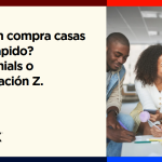 ¿Quién compra casas más rápido? Millennials o Generación Z